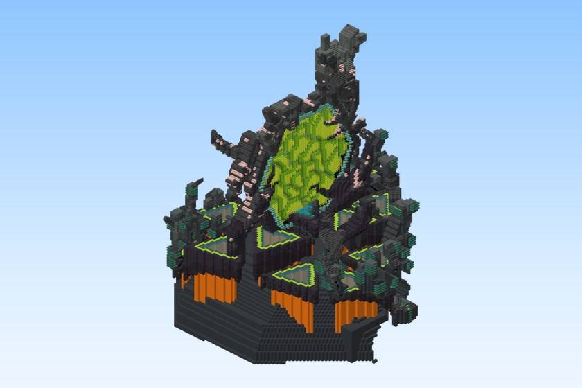 Alien Dark Portal Ruins