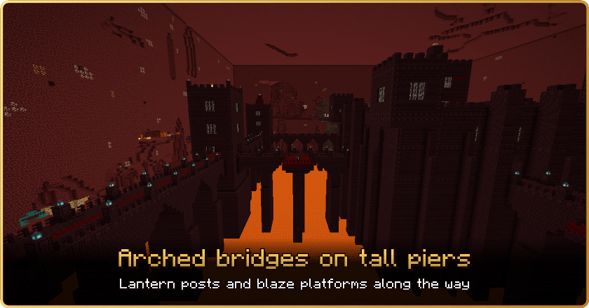 Arched bridges on tall piers