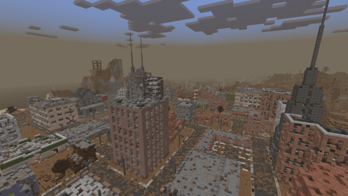 Abandoned city structure