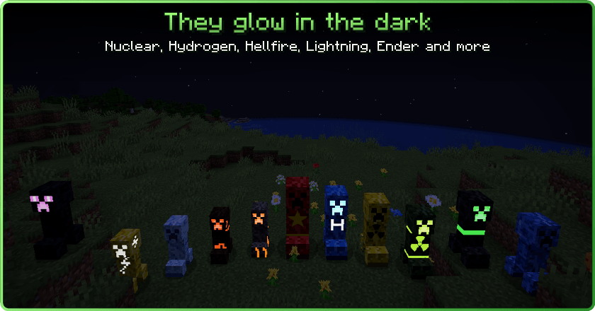 They glow in the dark