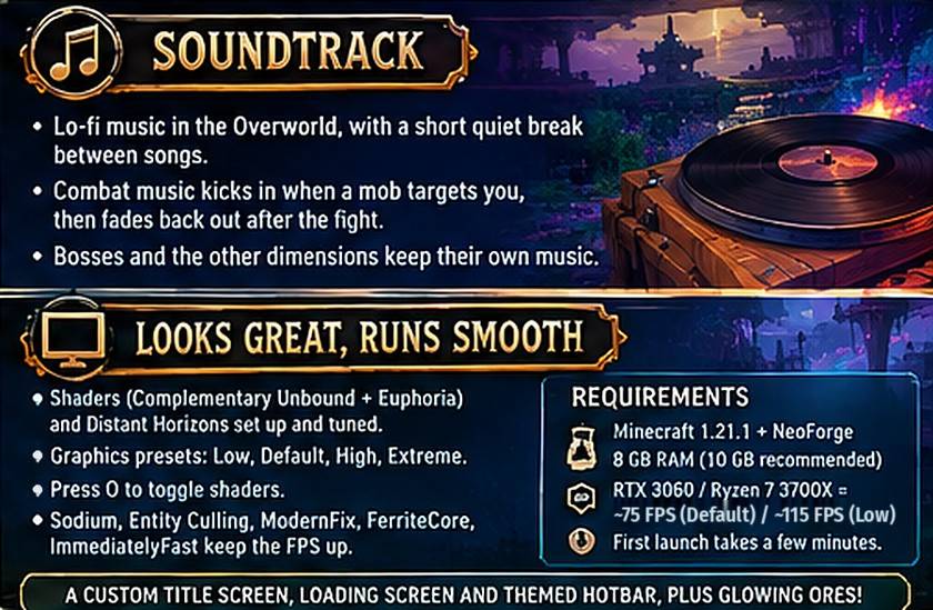 Soundtrack and Requirements