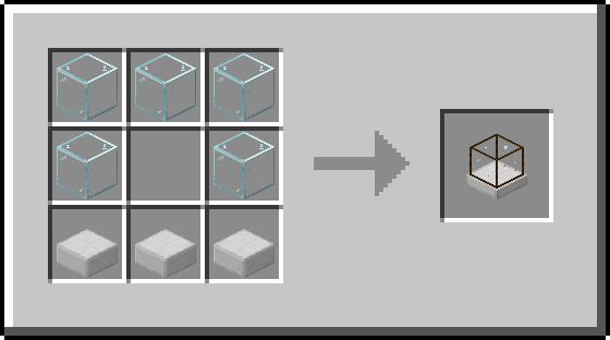Fulgurite Display recipe: glass and smooth stone slabs