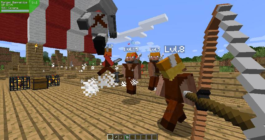 Fighting with Skandians!