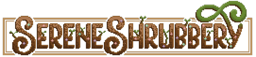 Serene Shrubbery Banner