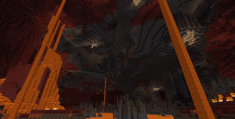 Taller nether with less fog