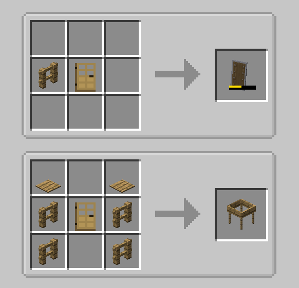 Villagers' resources are necessary for some basic crafts.