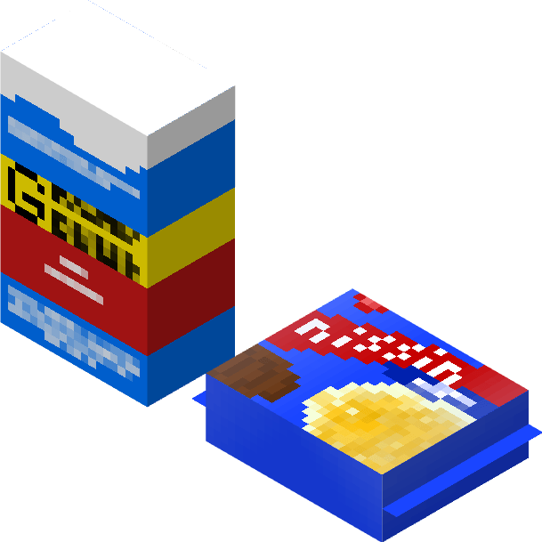 Caixa de remédio genérico e pacote de miojo