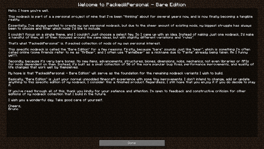 Welcoming Message