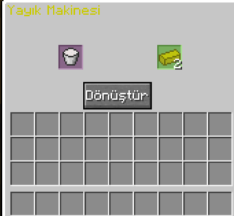 Churn Machine Recipe