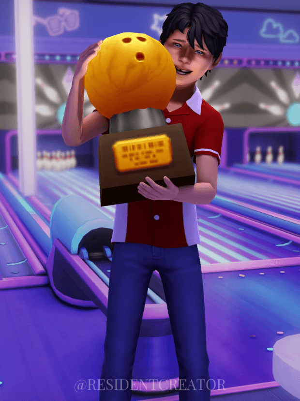 Bowling Trophy Pose Acc