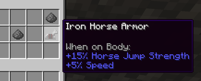 Making Horse Armor in Minecraft
