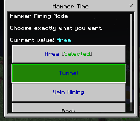 Hammer Time Tunnel Mining