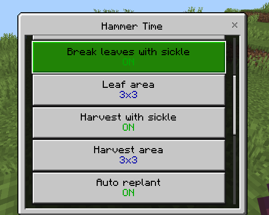 Hammer Time Sickle crop harvesting