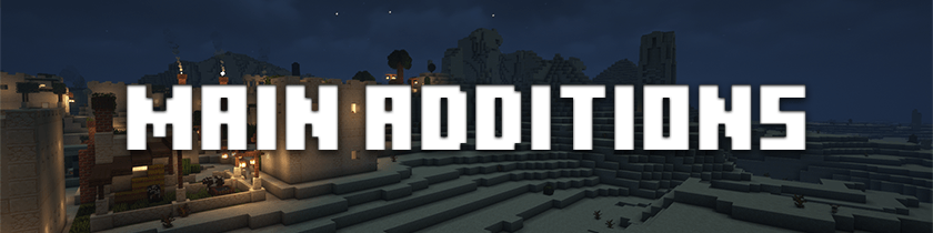 Main additions