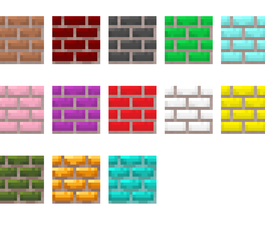 彩色砖块 (colored-bricks) - 我的世界模组 | 3DM Mod站