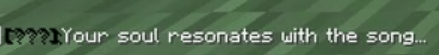 If this message is shown to you it means you have a resonance prepared to be drawn