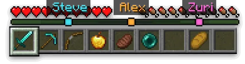 Better Locator Bar — Minecraft Bedrock addon, screenshot 1