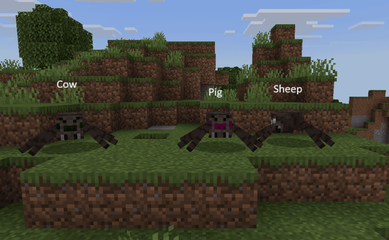 Arachnophobia — Minecraft Bedrock texture pack, screenshot 3