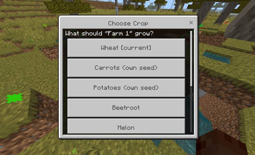 Farm Worker Robot — the robot that farms for you — Minecraft Bedrock addon, screenshot 13