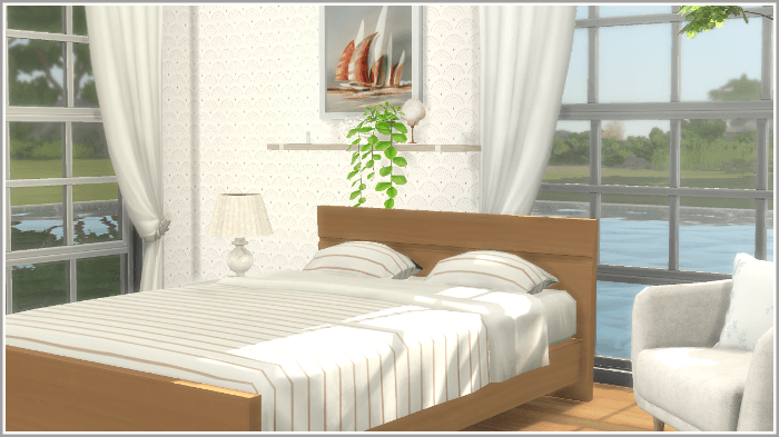 Atlantic Double Bed - The Sims 4 Build / Buy - CurseForge