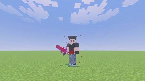 BIANSW: Bloody Infernal Annihilator Sword — Minecraft Bedrock addon, screenshot 6