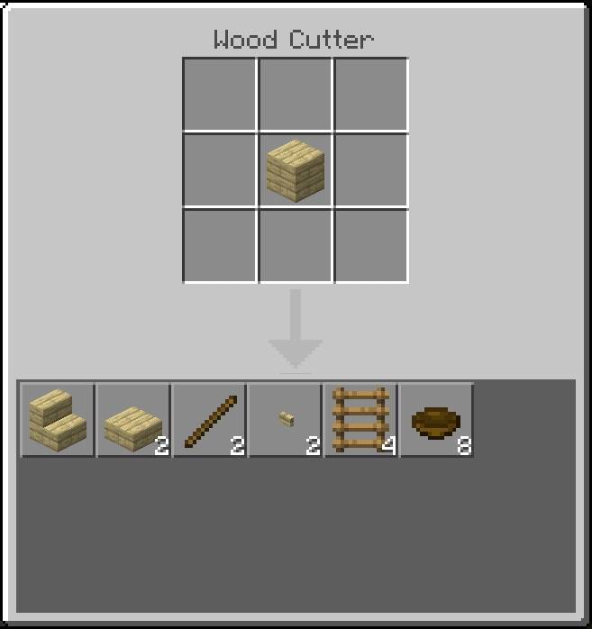 Wood Cutter (v1.8) - Minecraft Bedrock Addons - CurseForge