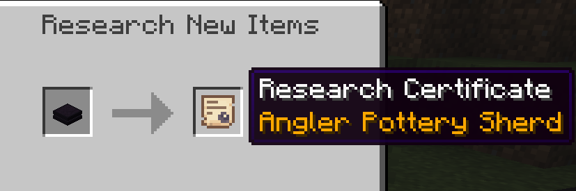 Image of the Ender Archive being used to create a Research Certficate of Angler Pottery Sherds