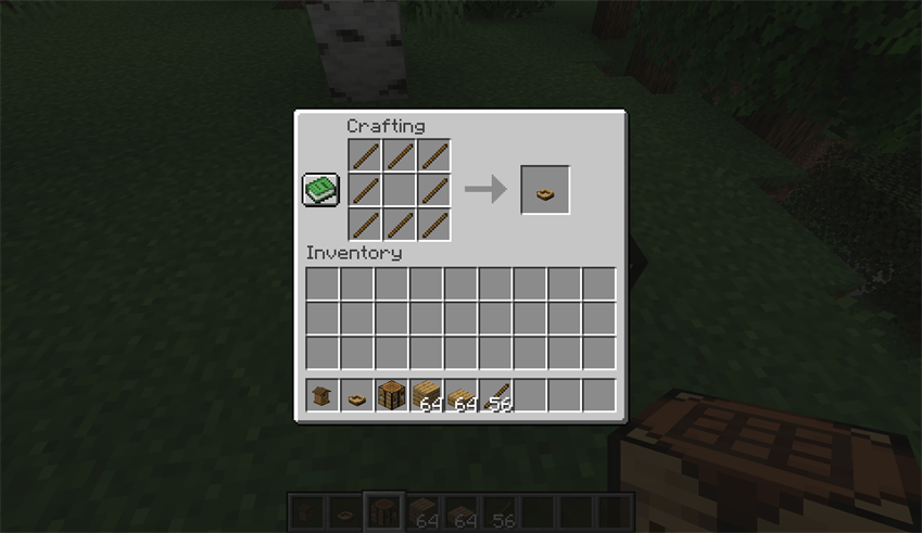 Nest crafting