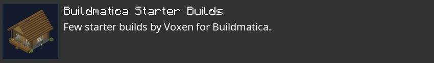 The Starter Builds pack