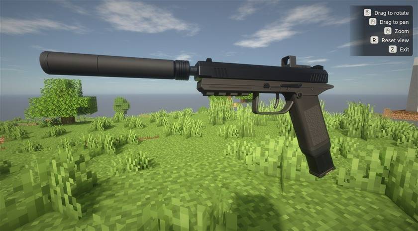 P9 with suppressor, red dot and extended magazine