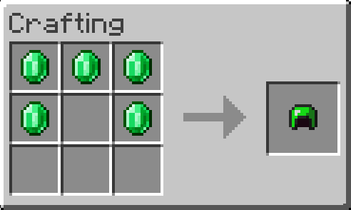 Emerald Armor and tools — Minecraft Bedrock addon, screenshot 2