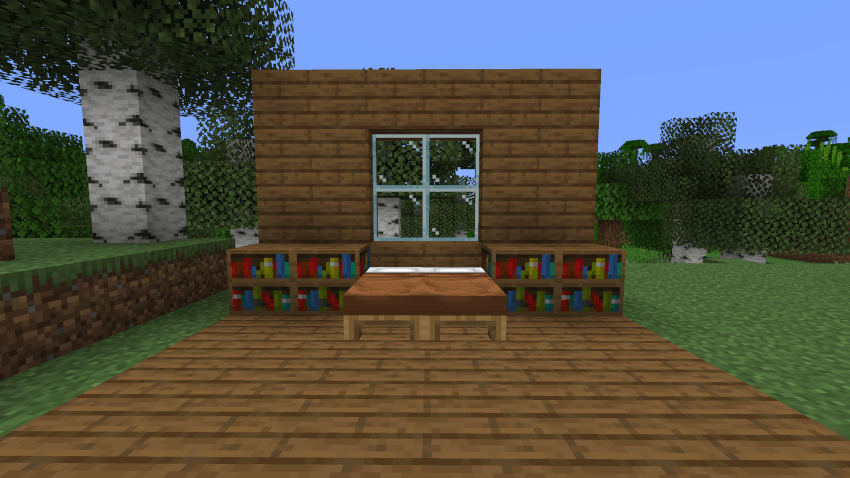 Decorative bookshelves