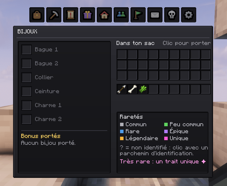 Jewelry and Origins System
