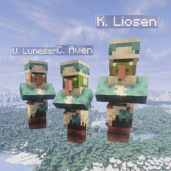 People of Snowlands (name examples: U.Lunesen, C.Aven, K.Liosen)