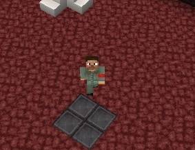 The mace smash bot staring at me