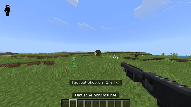 PVP Guns — Minecraft Bedrock addon, screenshot 2