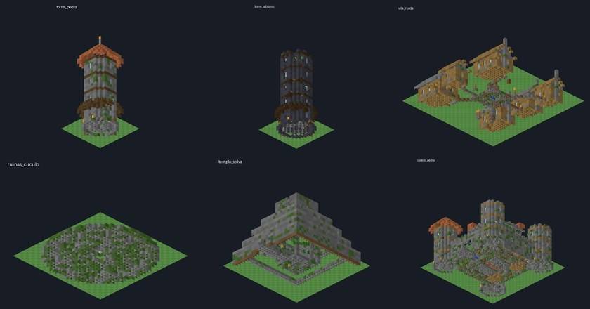 World Structures — Minecraft Bedrock addon, screenshot 1