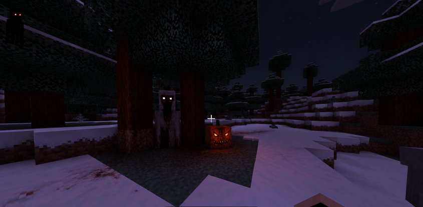 Scary Halloween Mobs — Minecraft Bedrock addon, screenshot 1