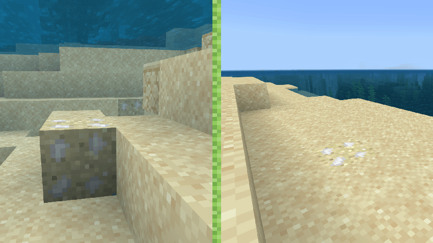 Showing Salt Sand block