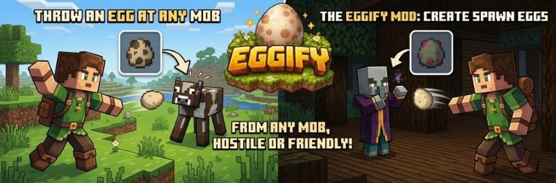 Throw an egg… claim the mob.
