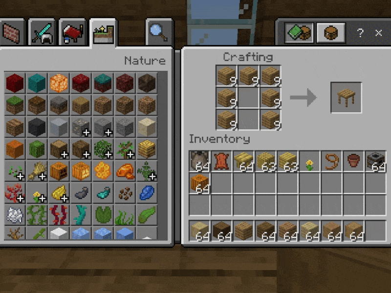 Table recipe