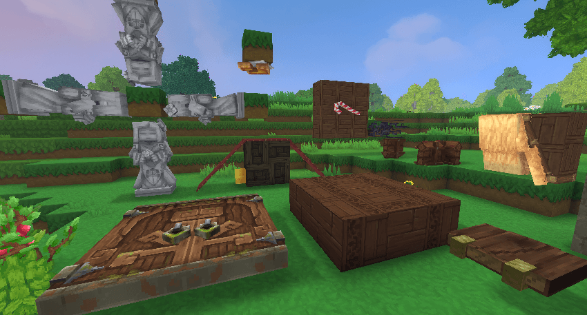 Another showcase of various rotated blocks.