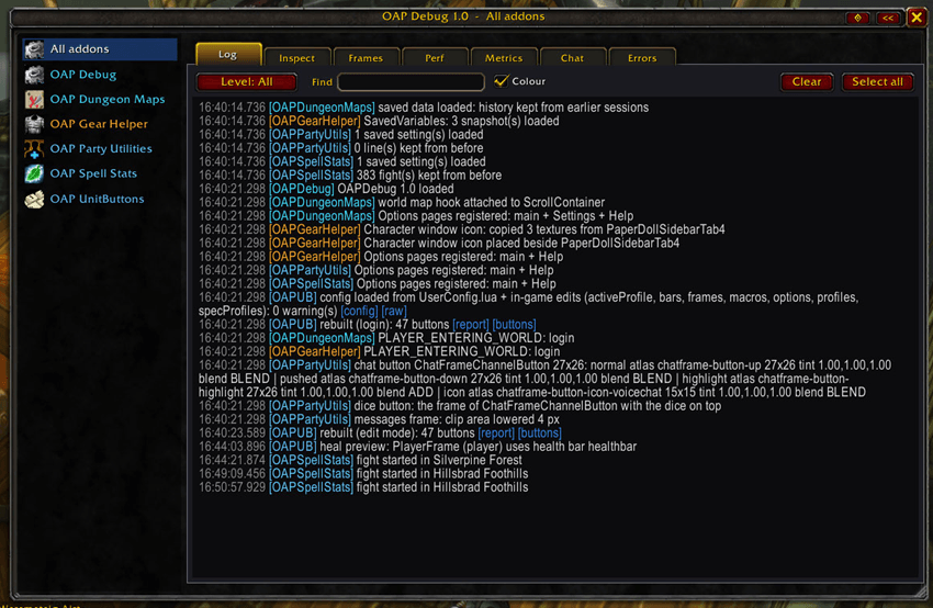 Debug Log