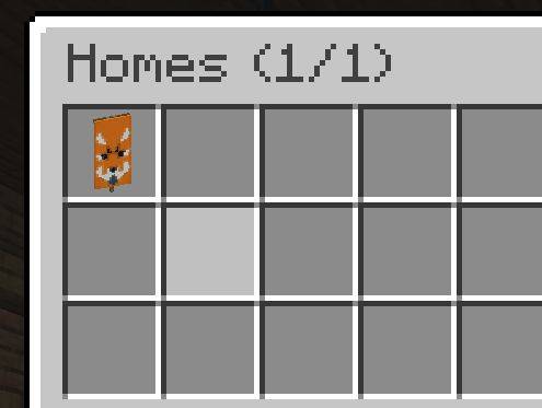 A custom banner in the homes gui