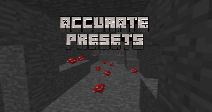 Accurate Presets Opening Image