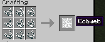 The crafting recipe