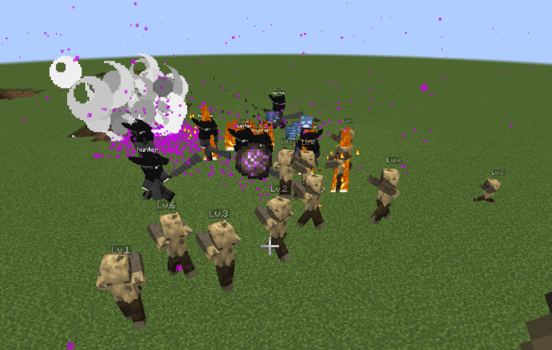 Simple Enemy using vanilla Minecraft projectiles configured through the Ability settings.