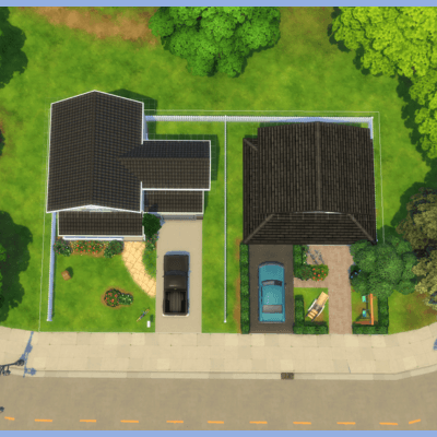 two houses 1 lot