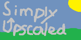 simply upscaled banner