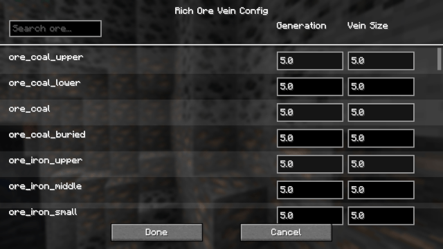 Config Interface